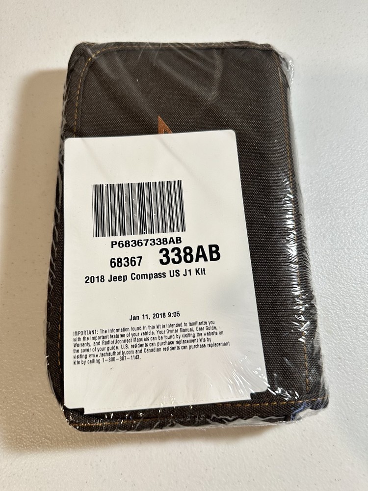 2018 Jeep Compass Owner’s Manual Set