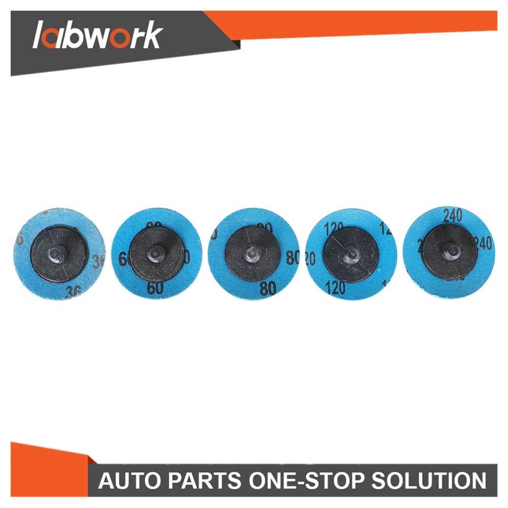 Labwork Roll Lock Die Grinder Quick Change Sanding Disc 51 Pack 2" 36-240 Grit