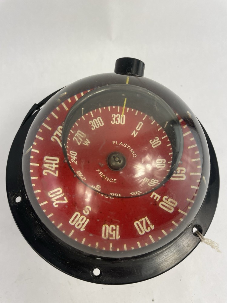 Plastimo Bulkhead Mount Compass RED