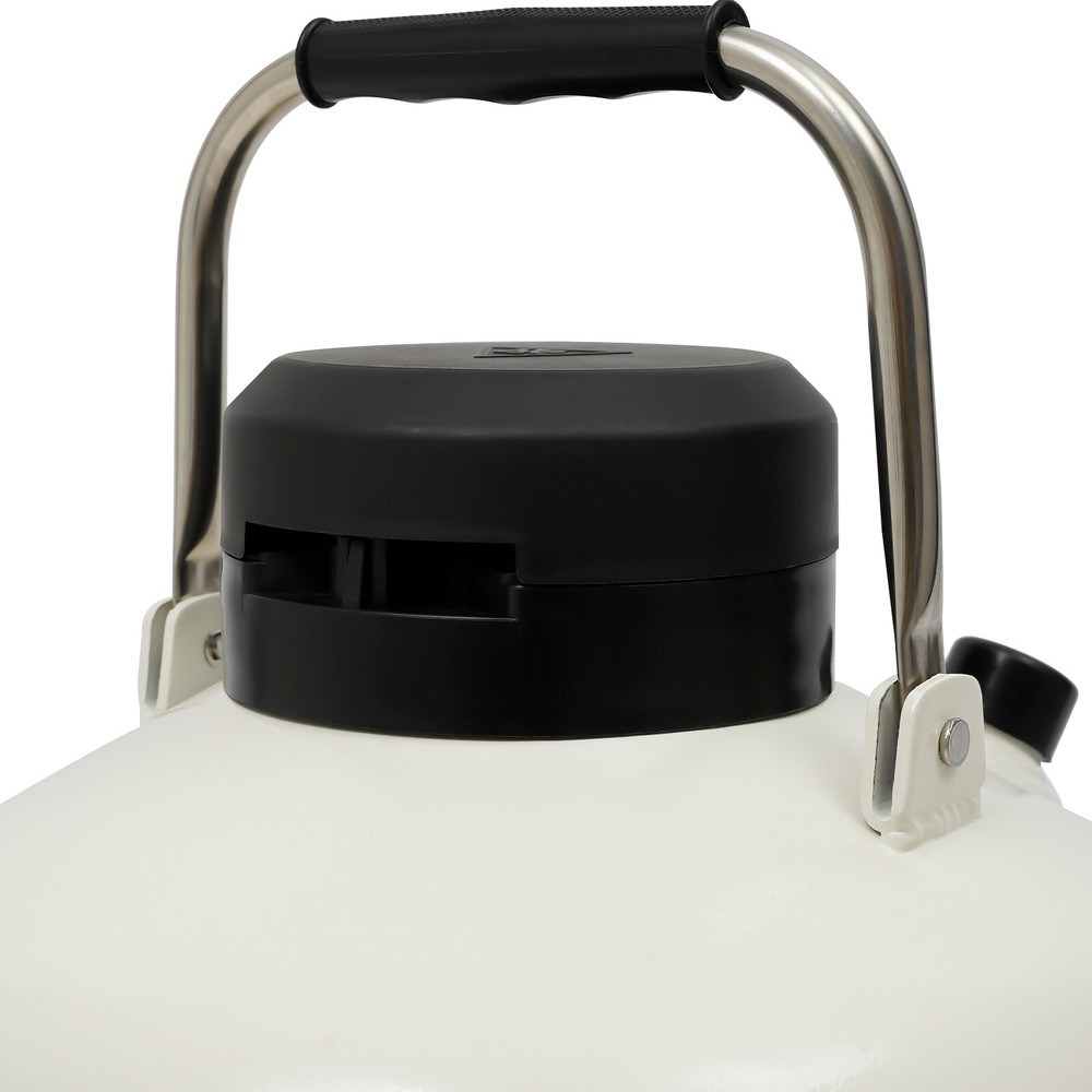 Liquid Nitrogen Tank Tabletop Nitrogen Cryogenic Container 10L/2.64 Gallons