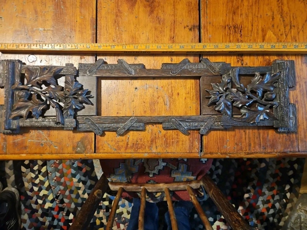 Black Forest Antique Adjustable Book Shelf