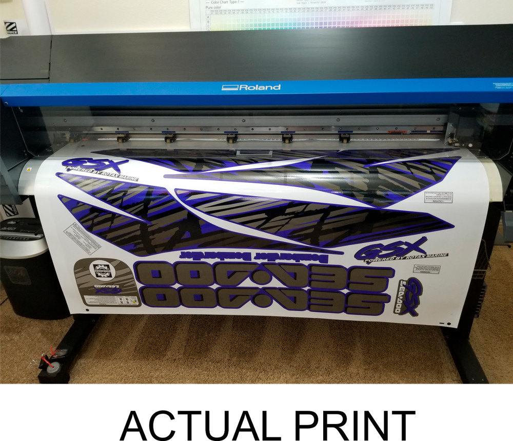 SEADOO GS 1997 Graphics / Decal / Sticker Kit DARK BLUE