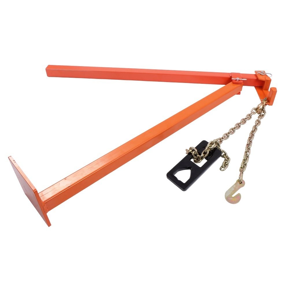 36in T Post Puller Heavy Duty Fence Post Pullers with Puller Plate & 47in Chain