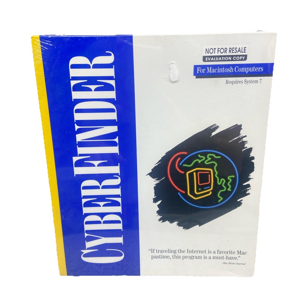 CyberFinder For Macintosh Computers Aladdin Systems Internet Navigation