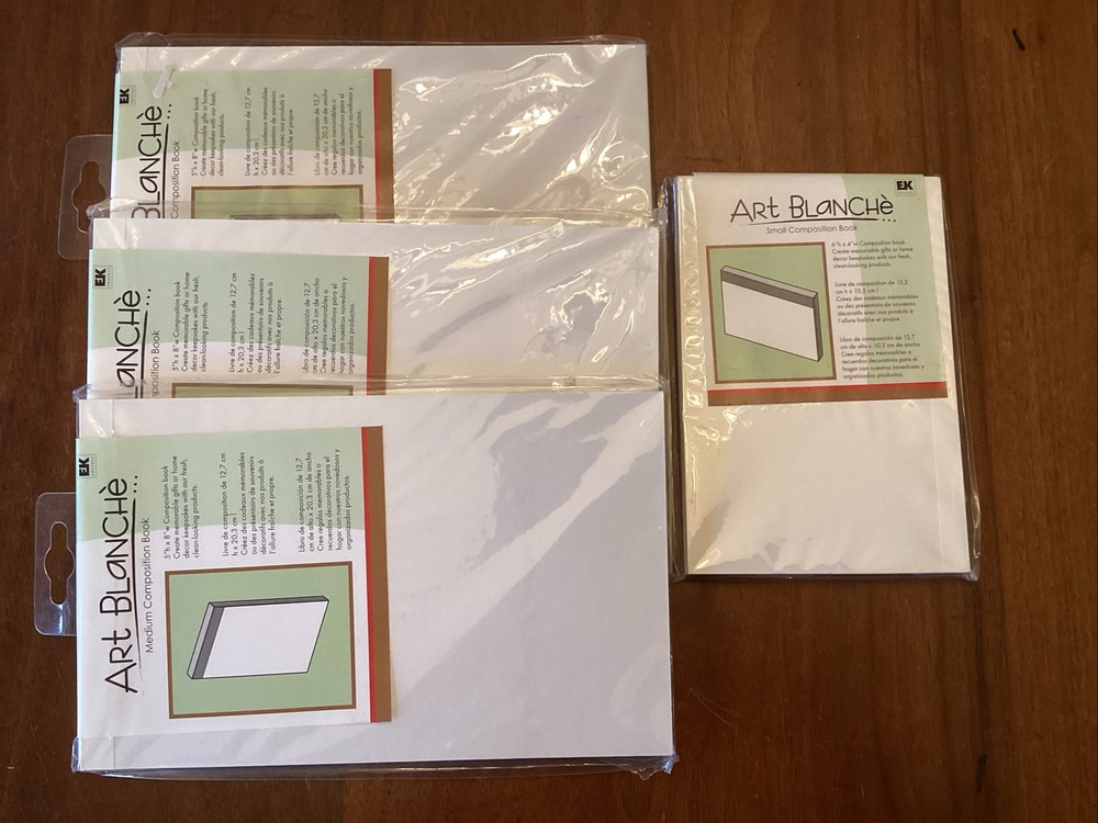 Art Blanche Sketch Composition Book Lot Hardback x4 Medium & Small