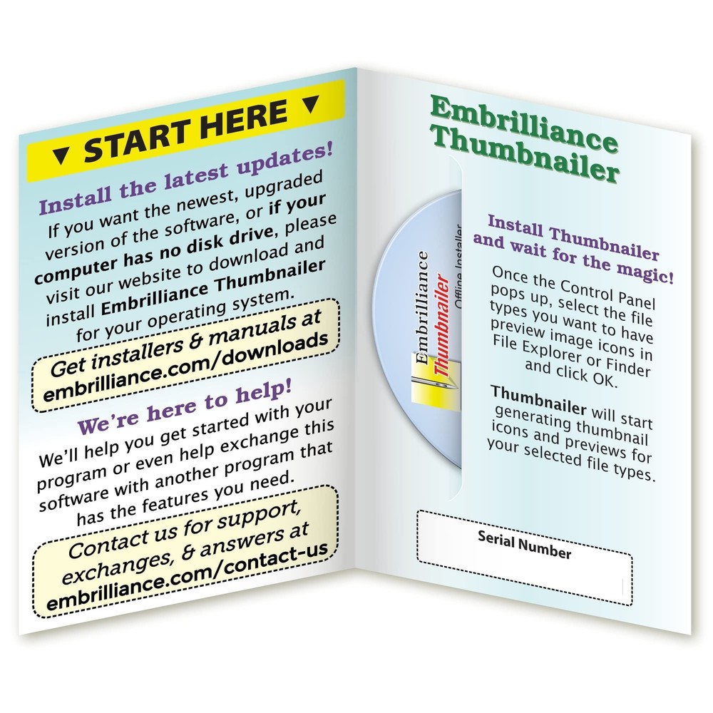 Embrilliance Thumbnailer, Embroidery Software for Mac & PC