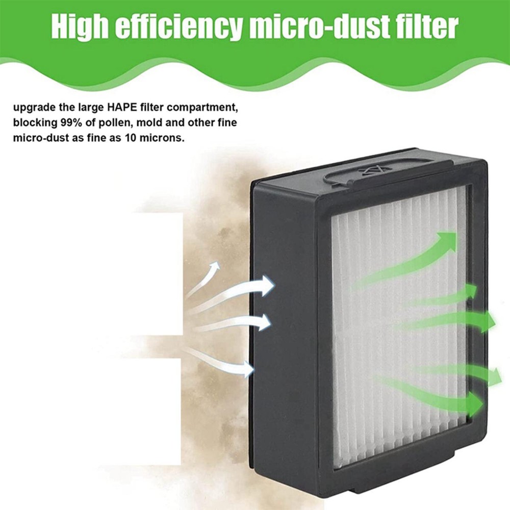 Filter Replacement for iRobot Roomba i7 i7+ i3 i4 i6 i8 Plus E5 E6 E7 Vacuum