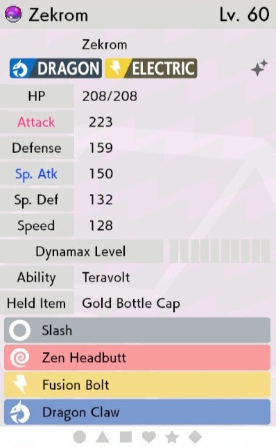 ✨Shiny✨ Zekrom For Sword & Shield