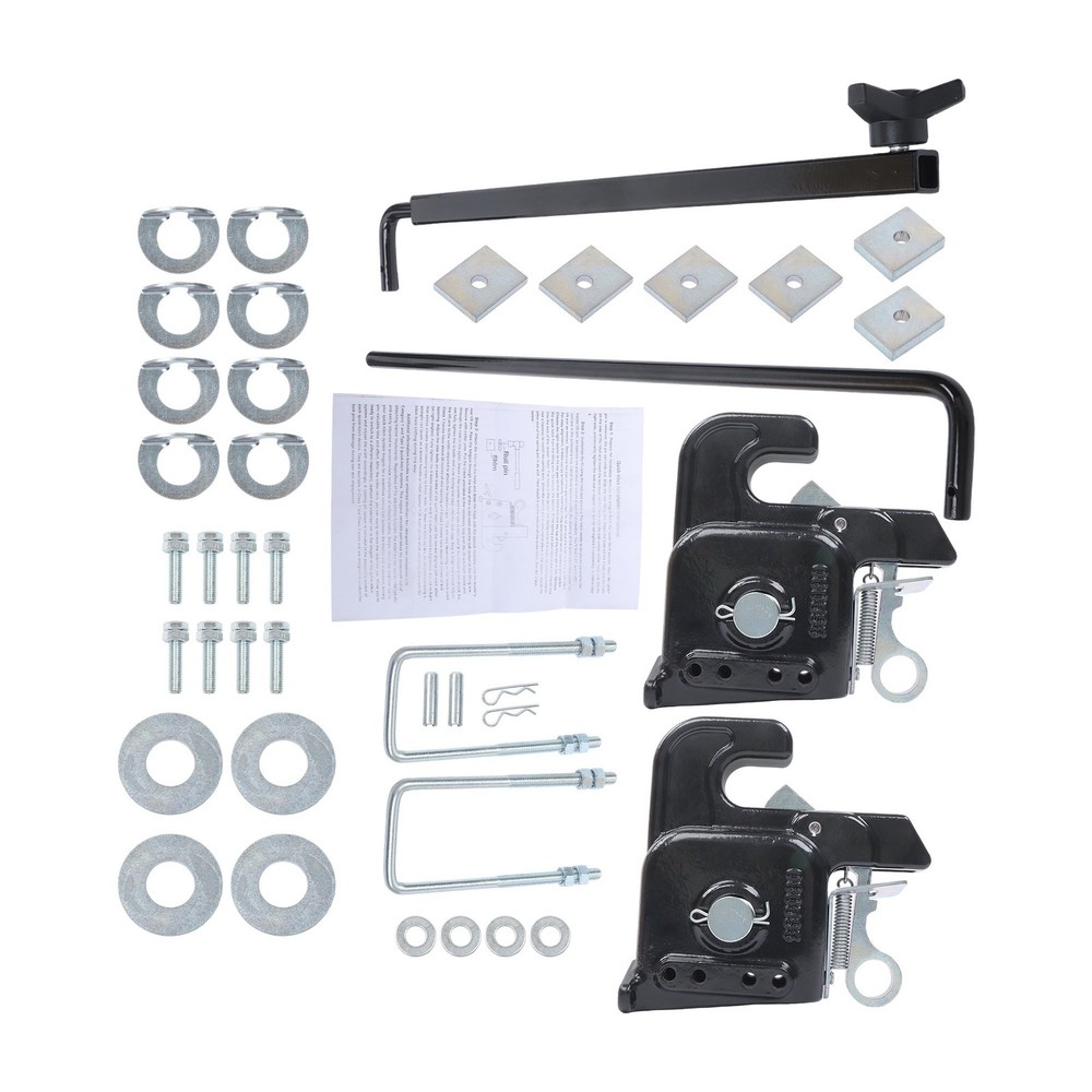 Tractors/Implement Black Easy Change Quick Hitch w/Stabilizer Bar for Category 1
