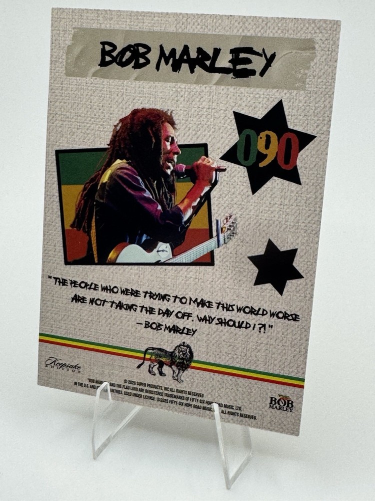 Bob Marley Keepsake Edition Signagraph Card #090