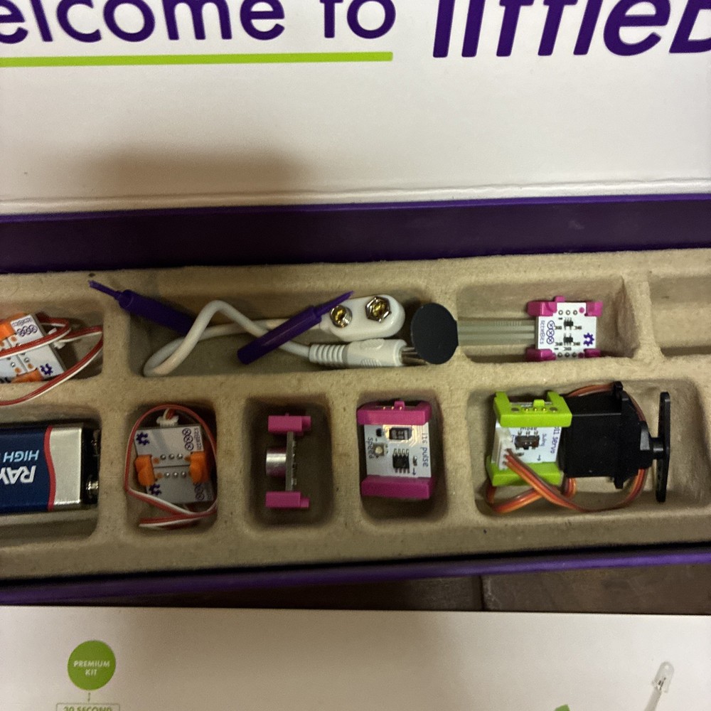 Little Bits Premium Kit 14 Bits Modules Magnet Magic STEM Science Parts