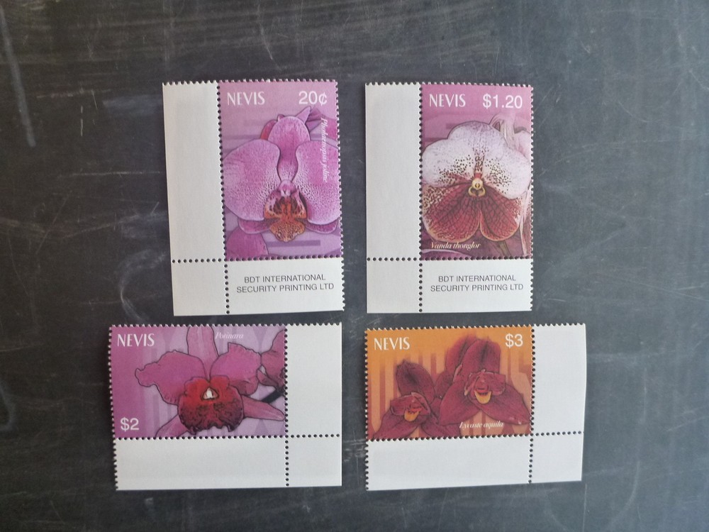 2003 NEVIS ORCHIDS SET 4 MINT STAMPS MNH