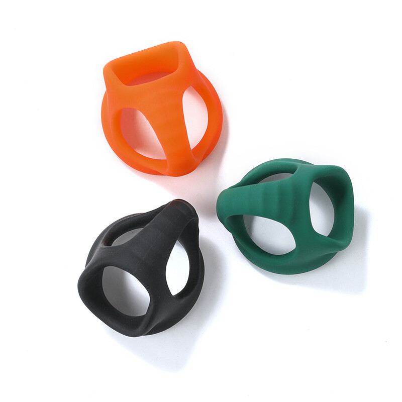 Reusable Penis-Enhancer-Extender-Ring Men Delayed Ejaculation Condom Chastity
