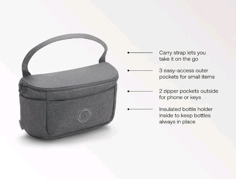 Bugaboo Universal Stroller Organizer - Moon GRAY