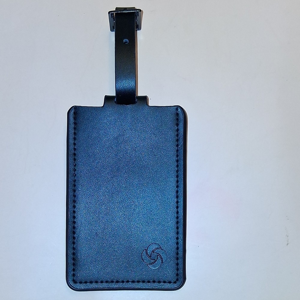 Samsonite Leather ID Tag