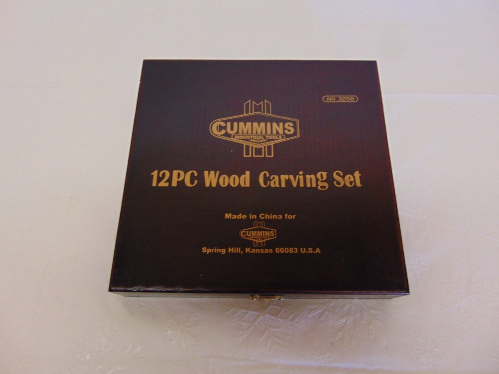 Cummins 12 PC Wood Carving Set