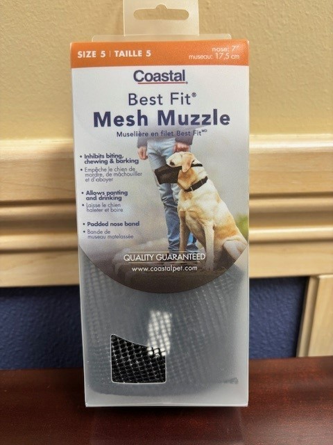 Size 5 (M/L) Mesh Adjustable Dog Muzzle