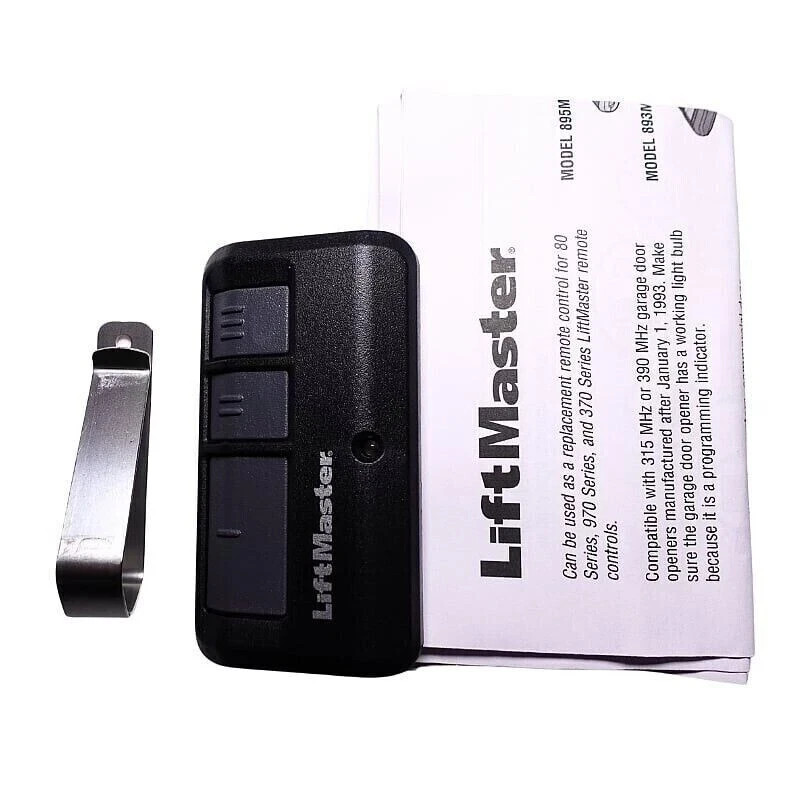 893MAX 3 Button LiftMaster Visor Remote Control Garage Door Opener PACK # 10