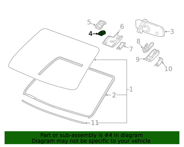 Genuine GM Front View Camera 84237650