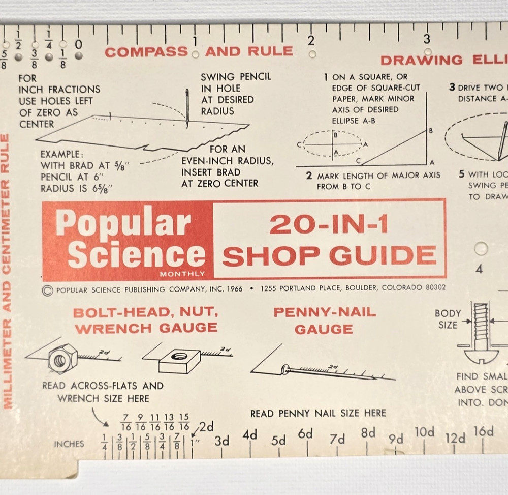 1966 Popular Science 20-in-1 Shop Guide