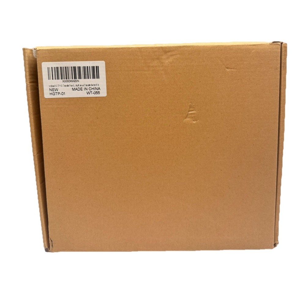 Briidea Transfer Panel (60A/60A) Transfer Switch for Portable Generator | New