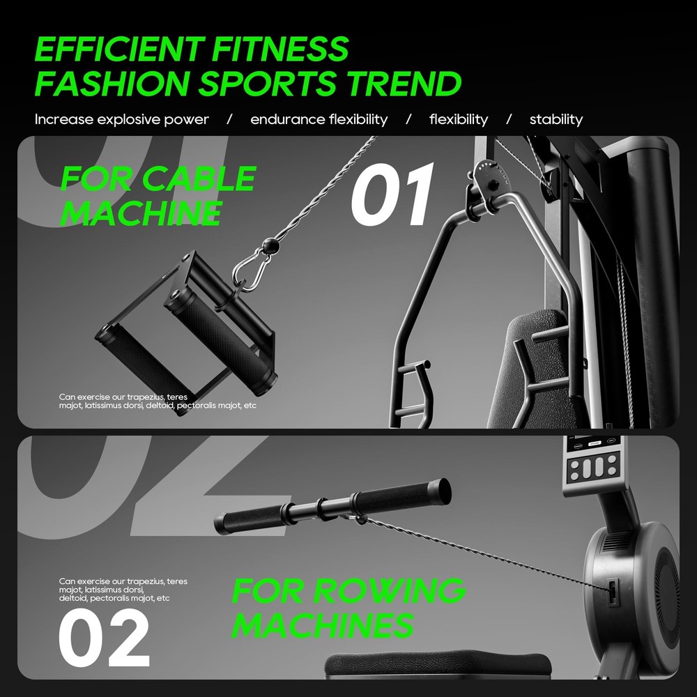 LAT Pulldown Cable Machine Attachment for Home Gym Accessories