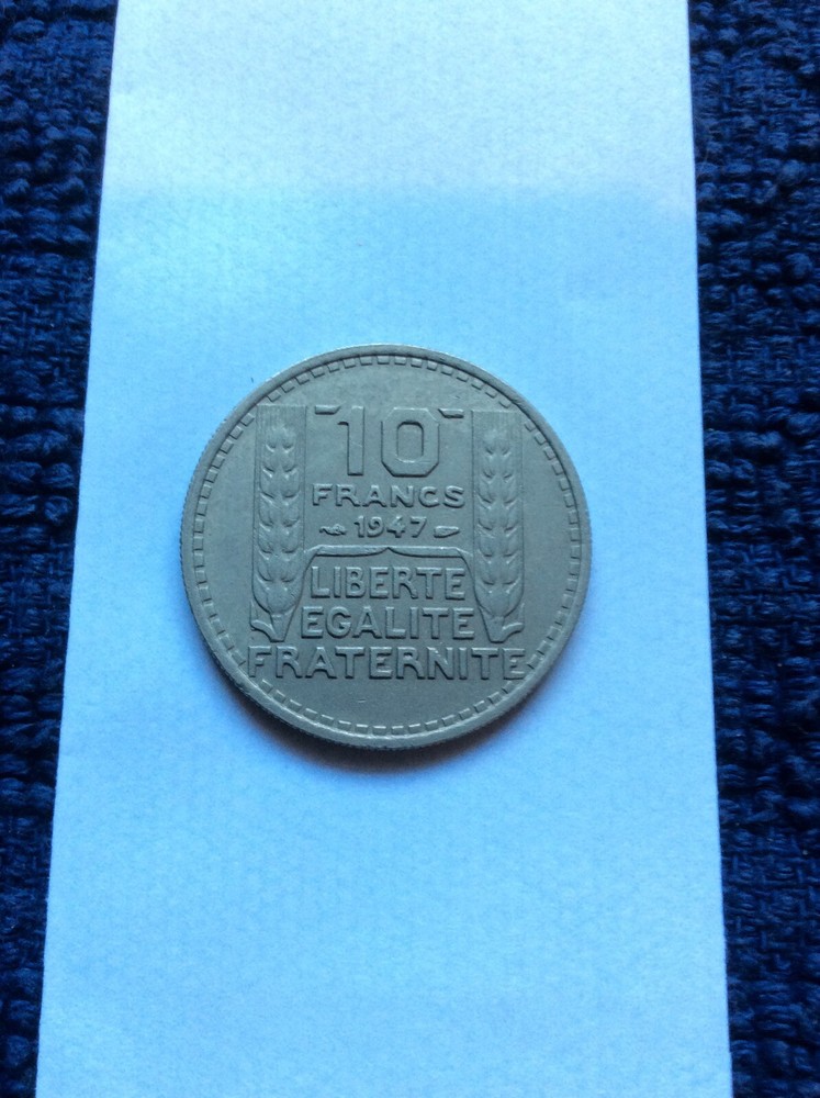 France 1947 Ten Franc Coin