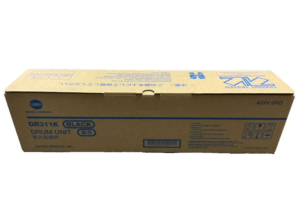 Genuine Konica Minolta Drum Unit - Black  A0XV0RD (DR311K)