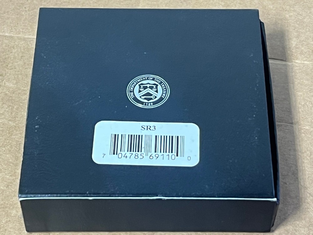 2015 P US Marshall Service US Mint Commerative Proof Silver Dollar Box & COA