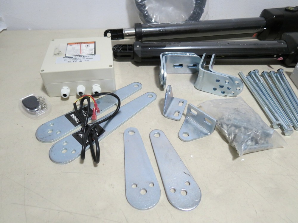 TOPENS PW502 Automatic Gate Opener Kit Medium Duty Dual Gate Operator NEW/USED