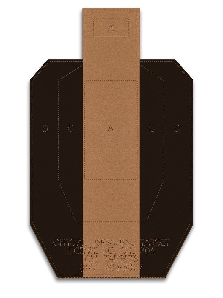 USPSA (Metric) Hardcover Target Sample Pack (100 Target Pack)
