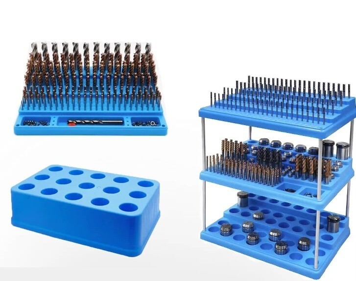 BT Tool Holder Storage Box Rack BT30 BT50 Hard Plastic CNC Milling Organizer