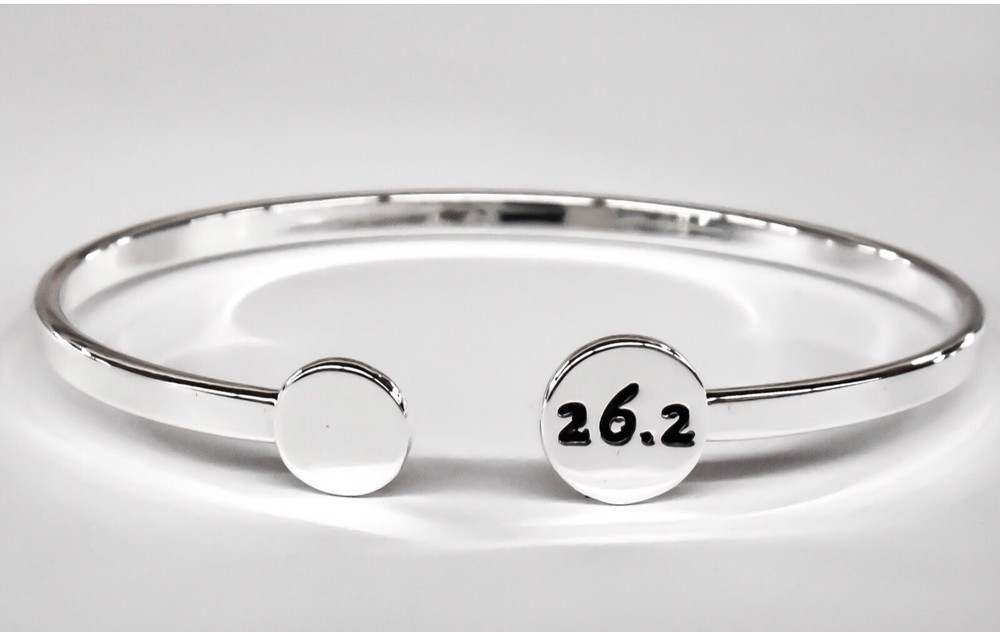 26.2 running jewelry bangle