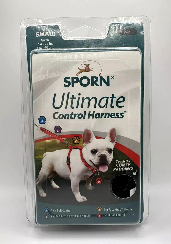 Sporn Ultimate Control Harness Black Small 14-24 in