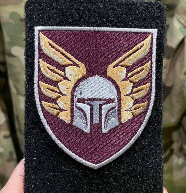 Ukrainian Unit Morale Patch 46 th Separate Landing Assault Brigade Badge Hook