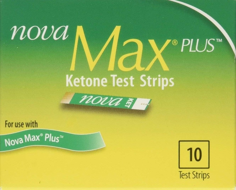 Instant Results with Plus Ketone Strips - 10 Individually Wrapped Tests