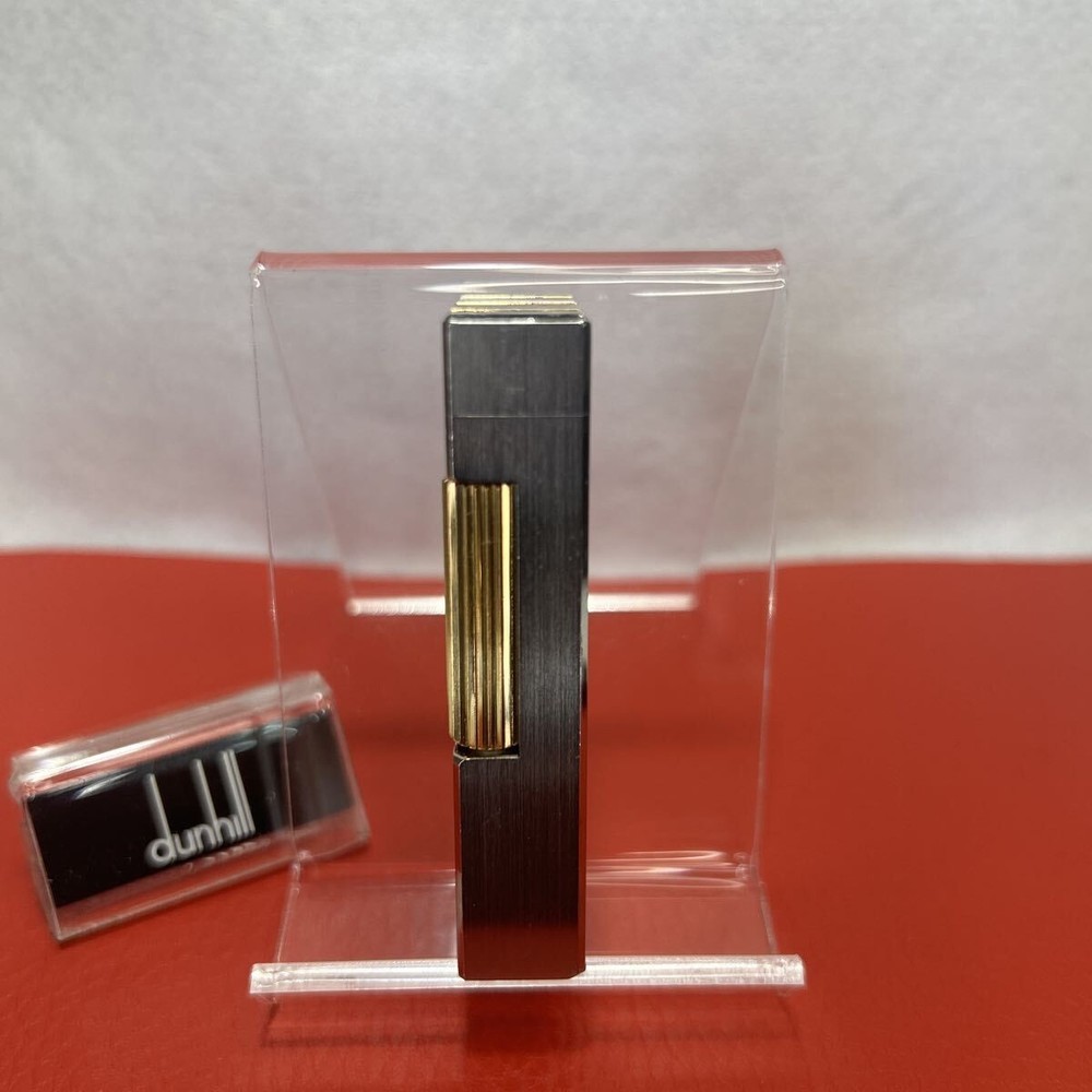 Overhauled Dunhill Rollagas lighter Silver Gold d mark without box