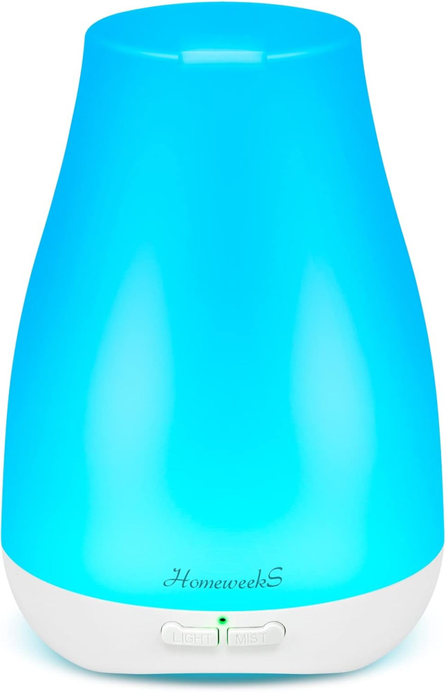 Diffusers, 100Ml Colorful Essential Oil Diffuser with Adjustable Mist Mode, Auto