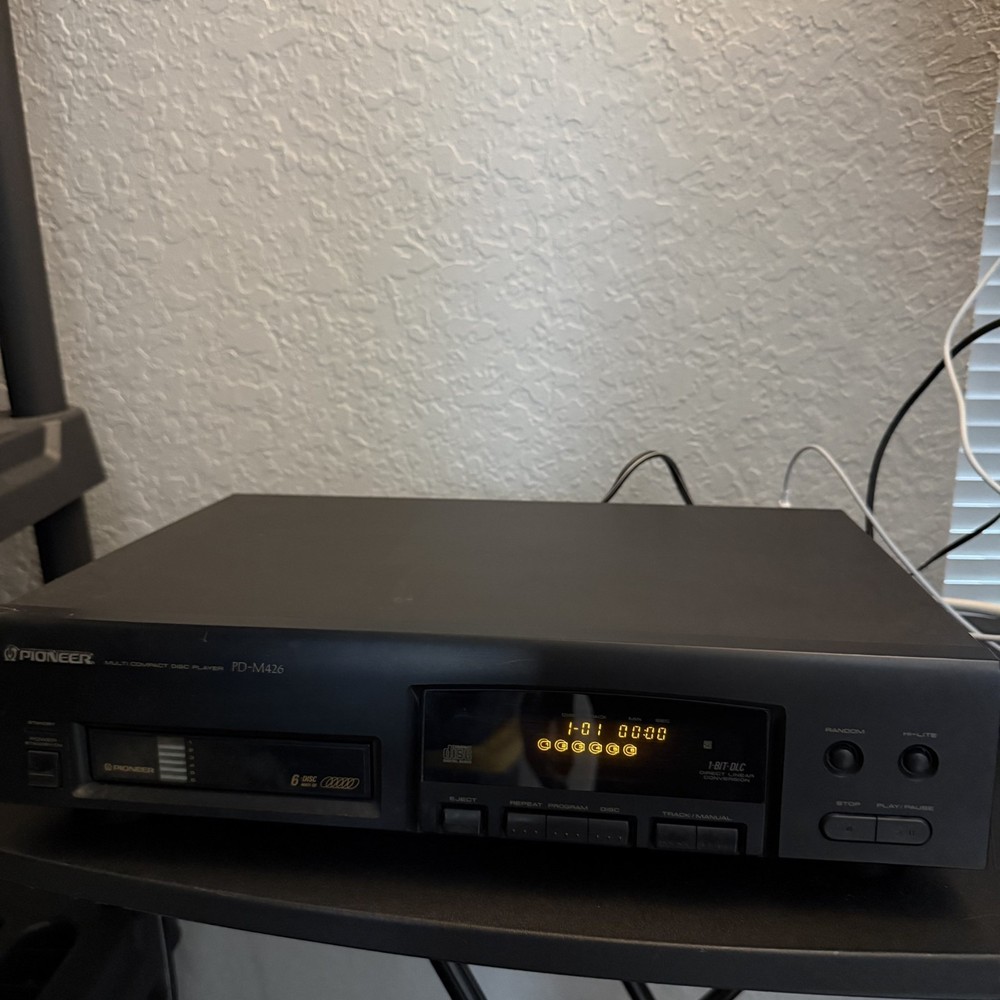 Pioneer PD-M426 6 Disc CD Changer Player No Remote