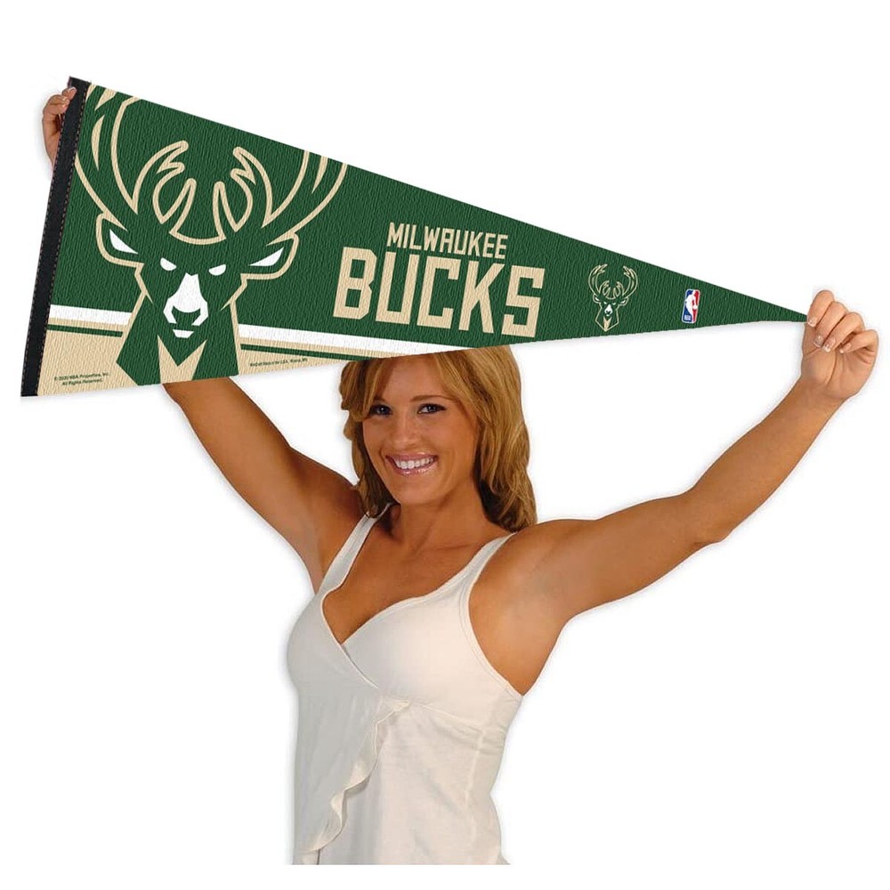 Milwaukee Bucks NBA Pennant