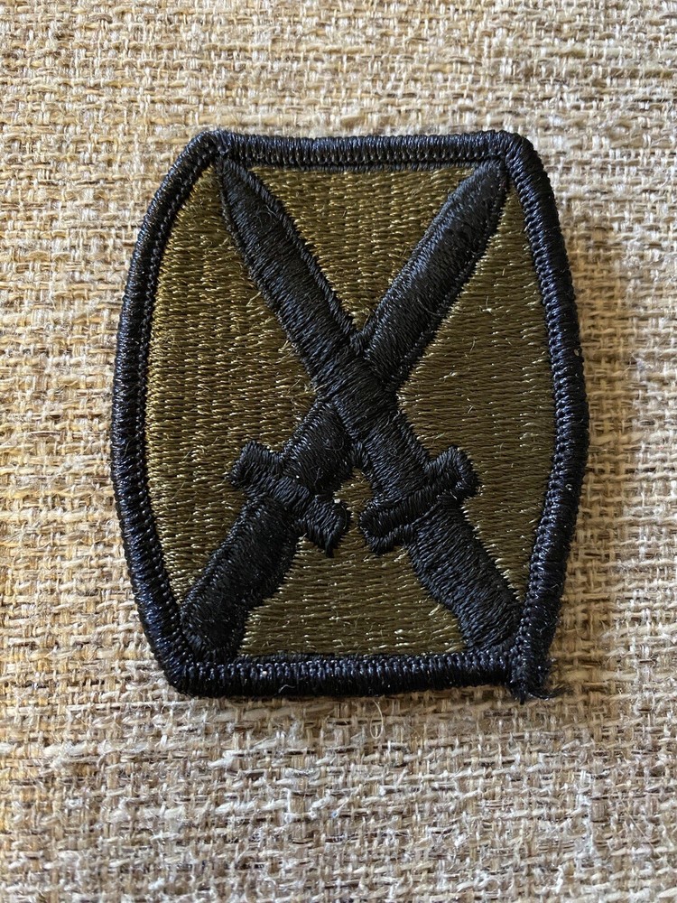 US Army 10th Infantry Division Patch INV4148