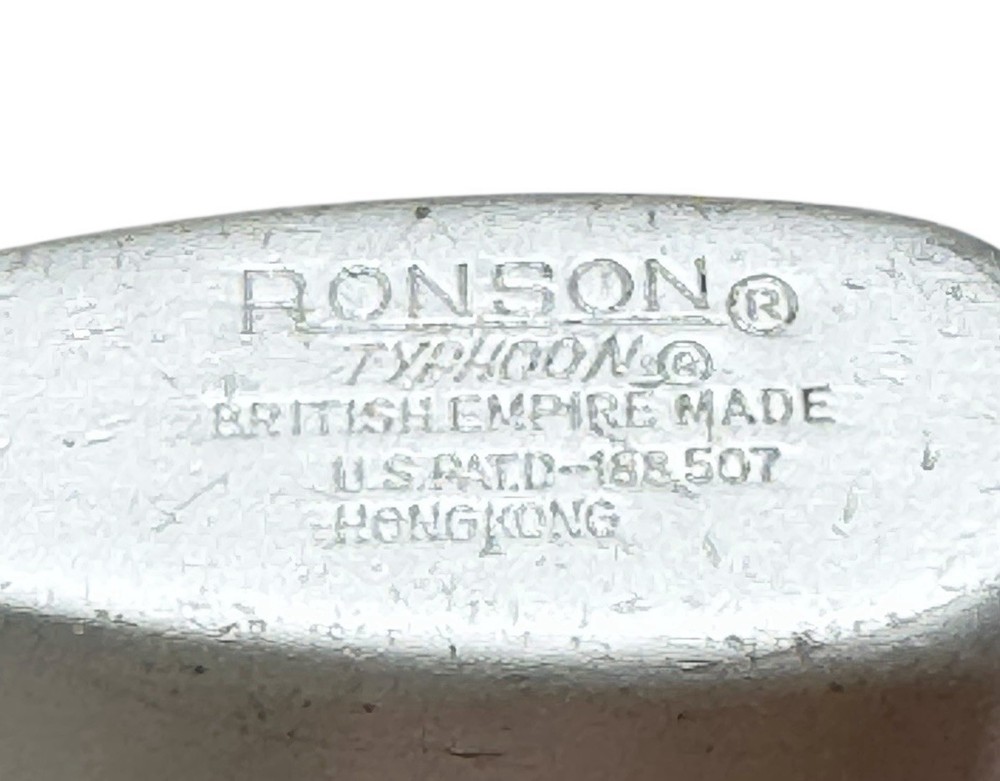 Vintage Ronson Typhoon Lighter British Empire Made