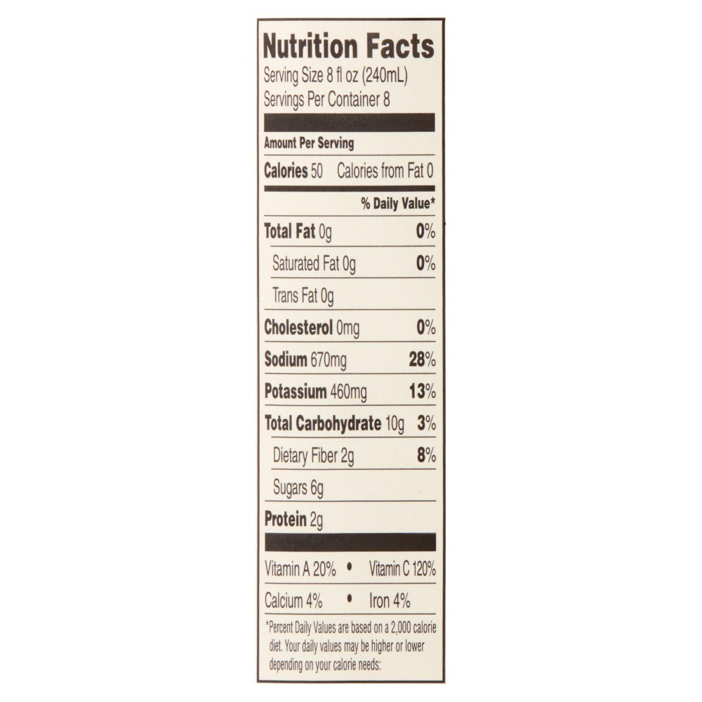 Tomato 100% Juice 2 Pack 128 fl oz Total