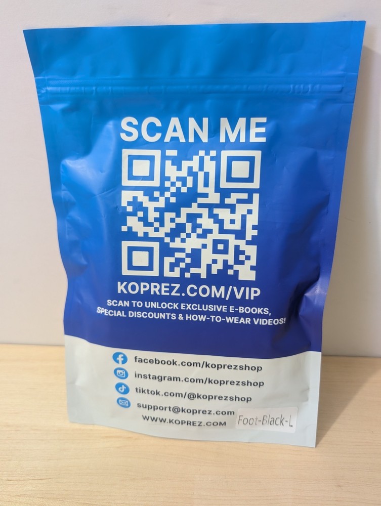 Koprez Size L Foot Compression Black