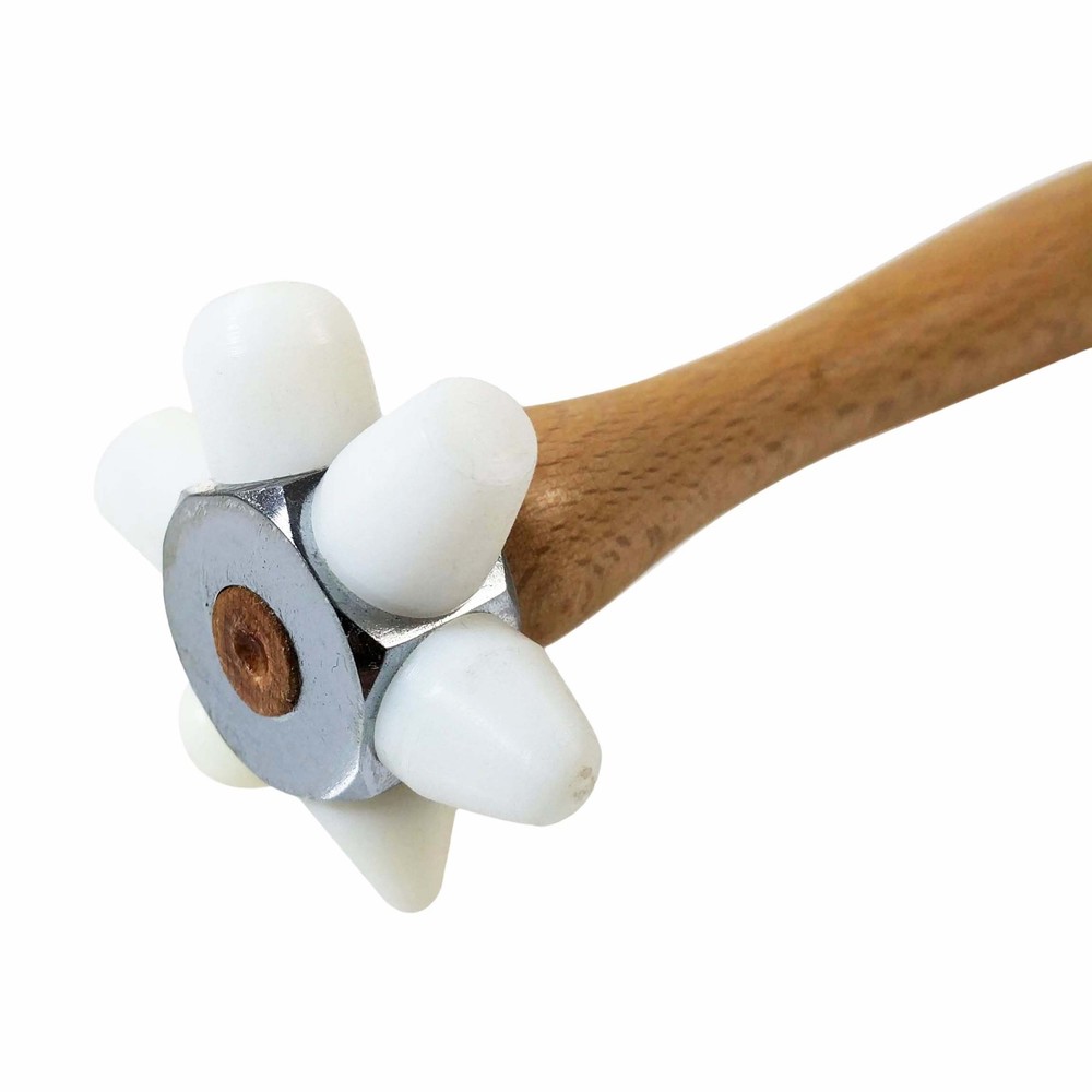 Universal Tool 6 in 1 Multi-head Nylon Hammer