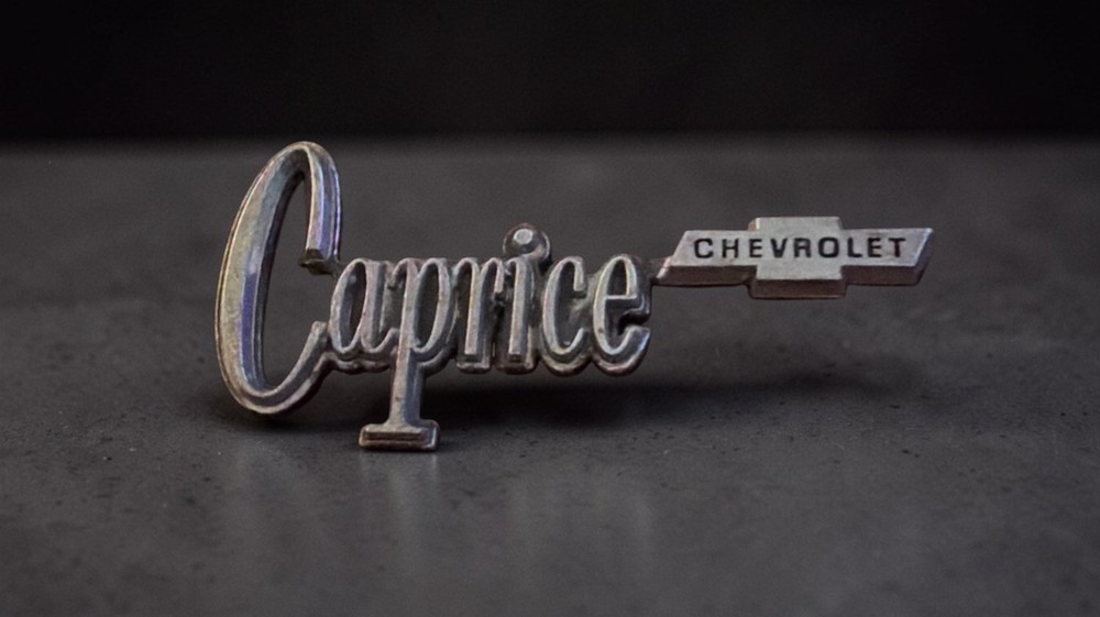 1976 Chevrolet Caprice Trunk Emblem Script 5" Bowtie Above “E”