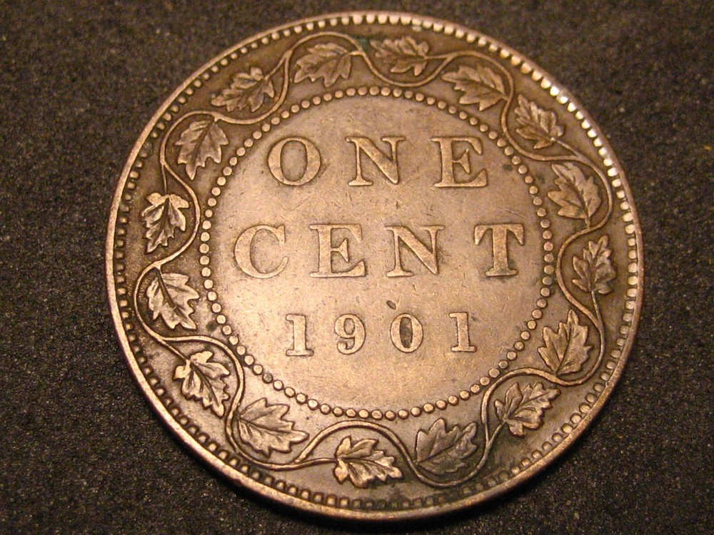 1901 Canadian Large Cent #4