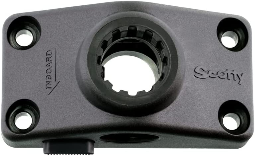 #241L-BK Locking Side Deck Mounting Bracket, Black, Small