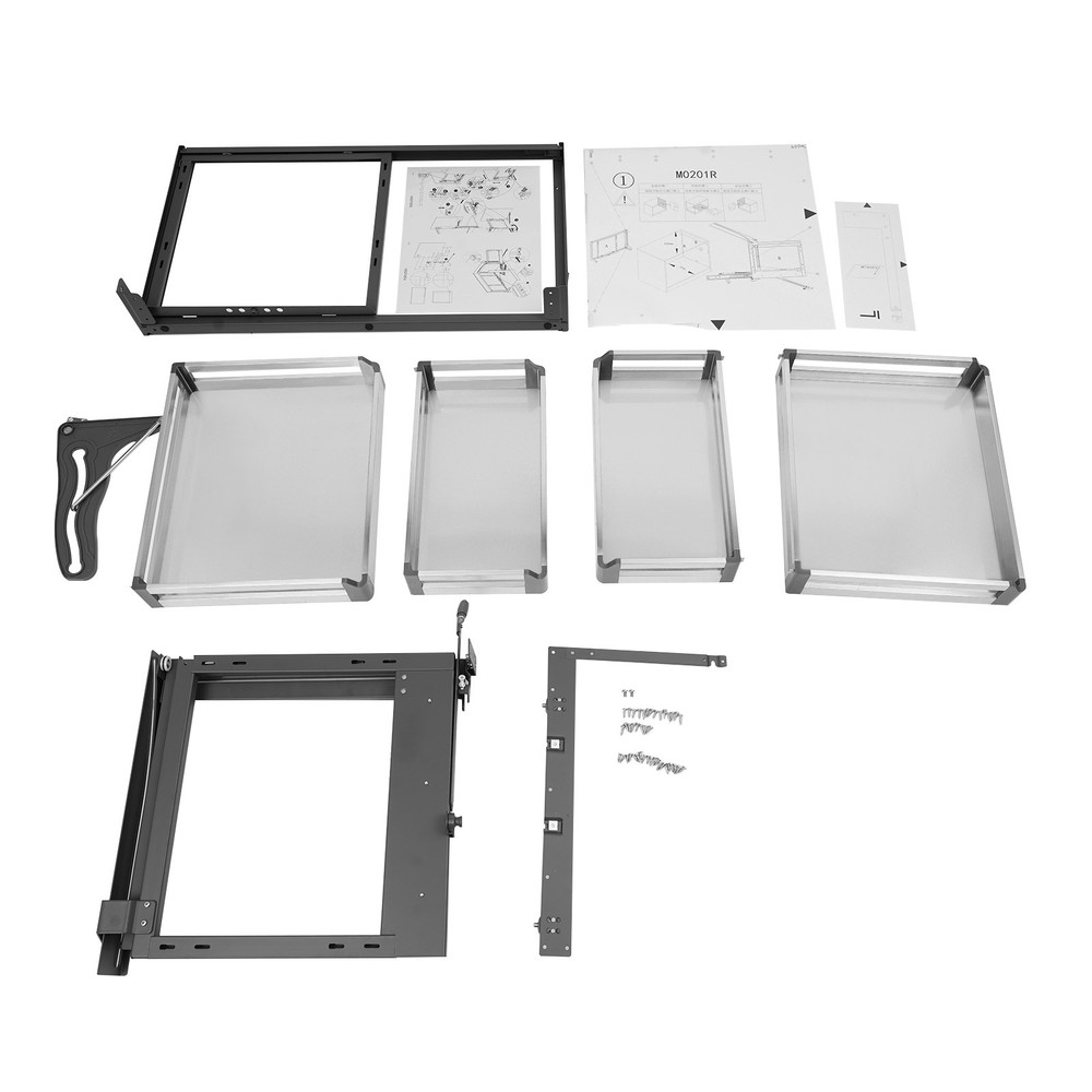 Blind Corner Cabinet Pull-Out Small Space Organizer Kitchen Swivel Storage Shelf