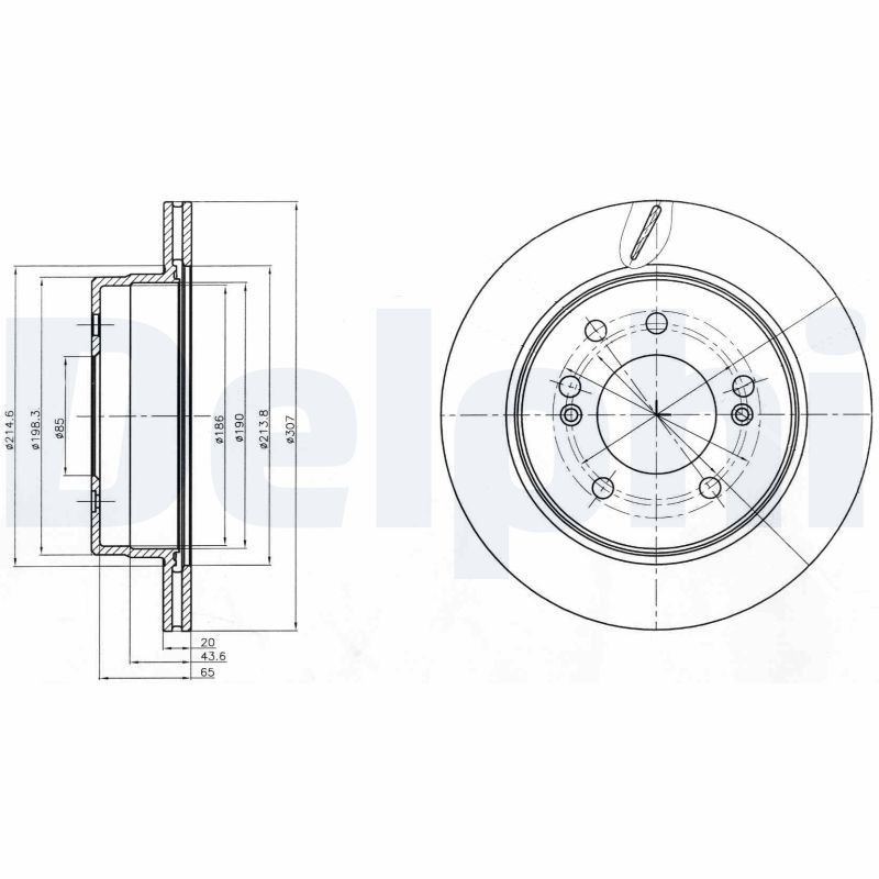 Brake Disc DELPHI BG4273